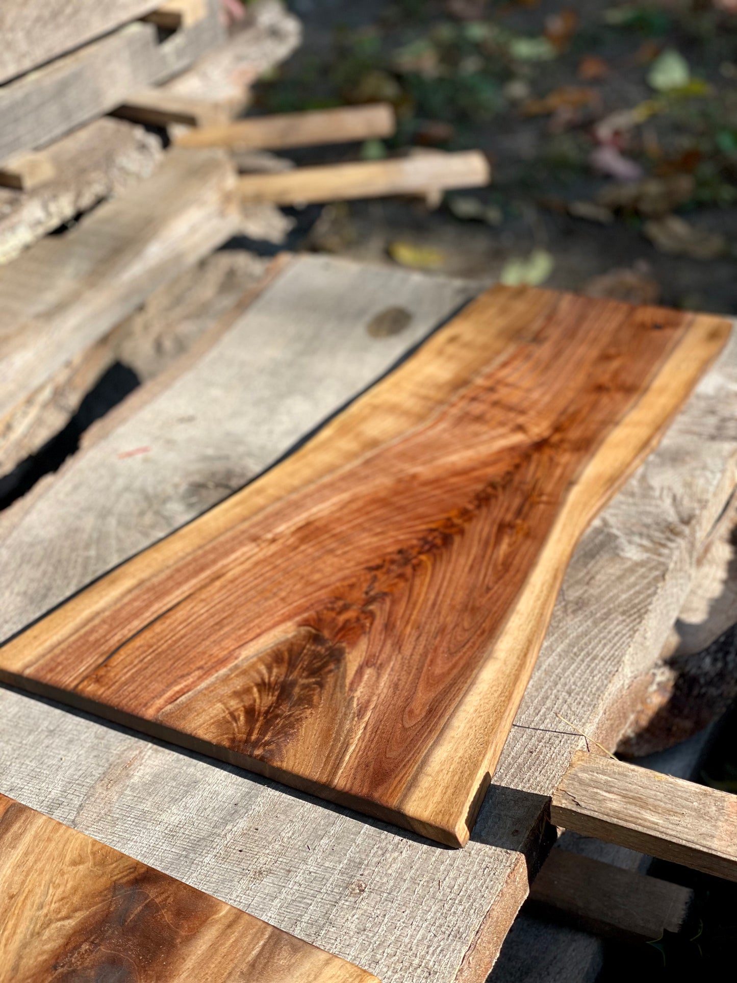 Black walnut serving board