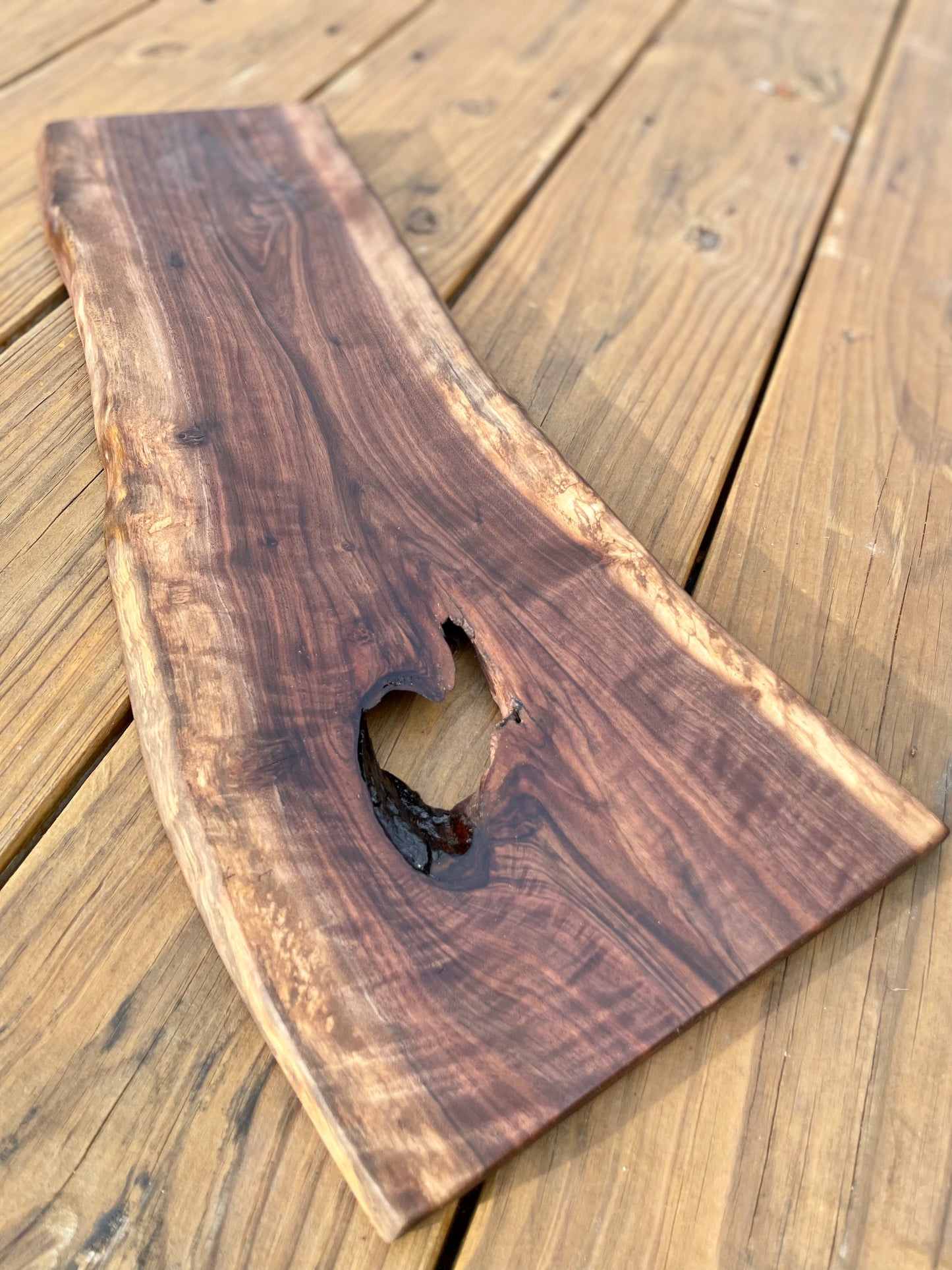 Black walnut serving board