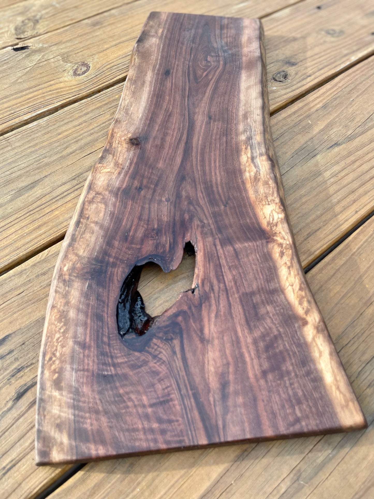 Black walnut serving board