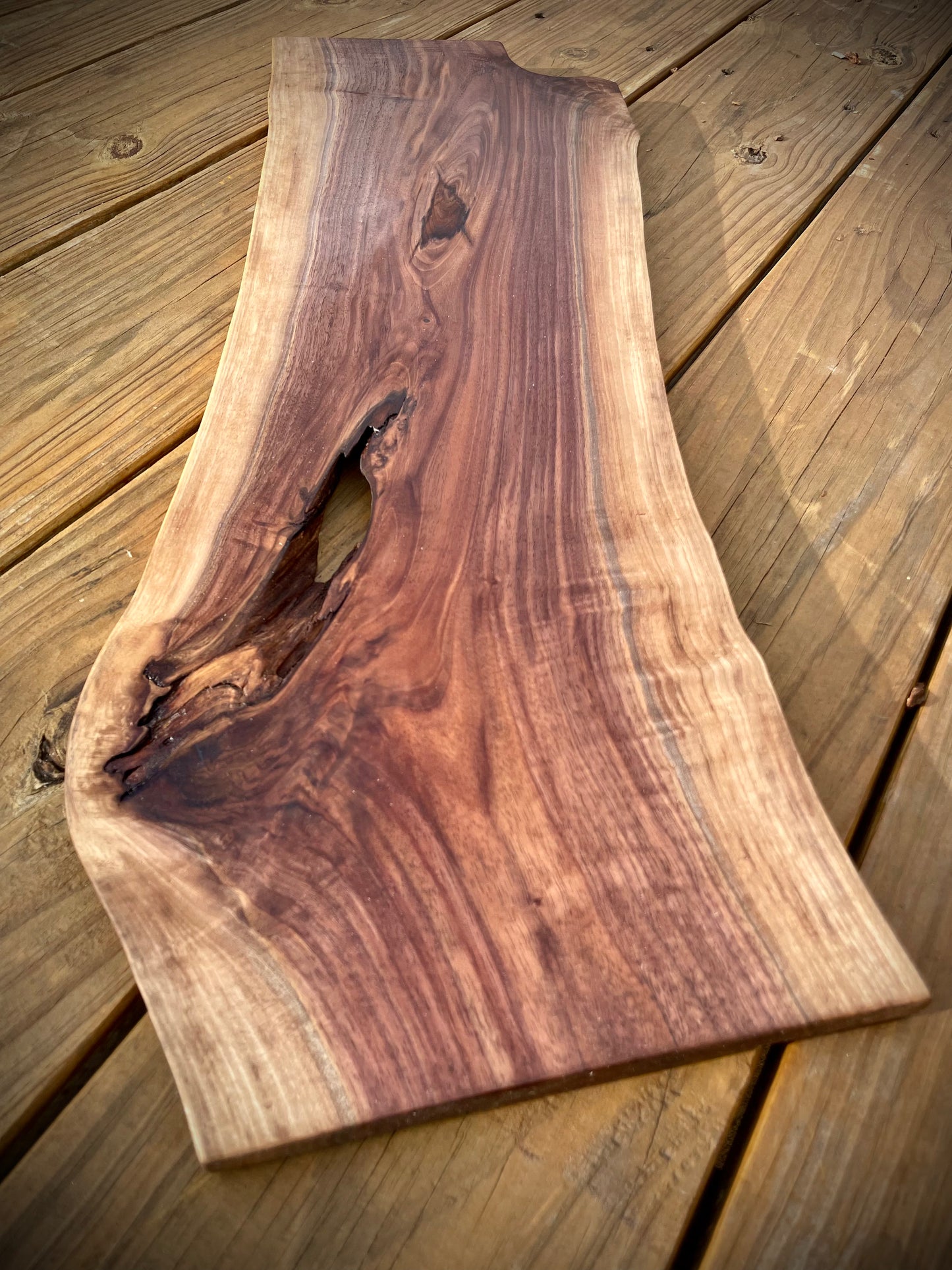 Serving board - Black walnut