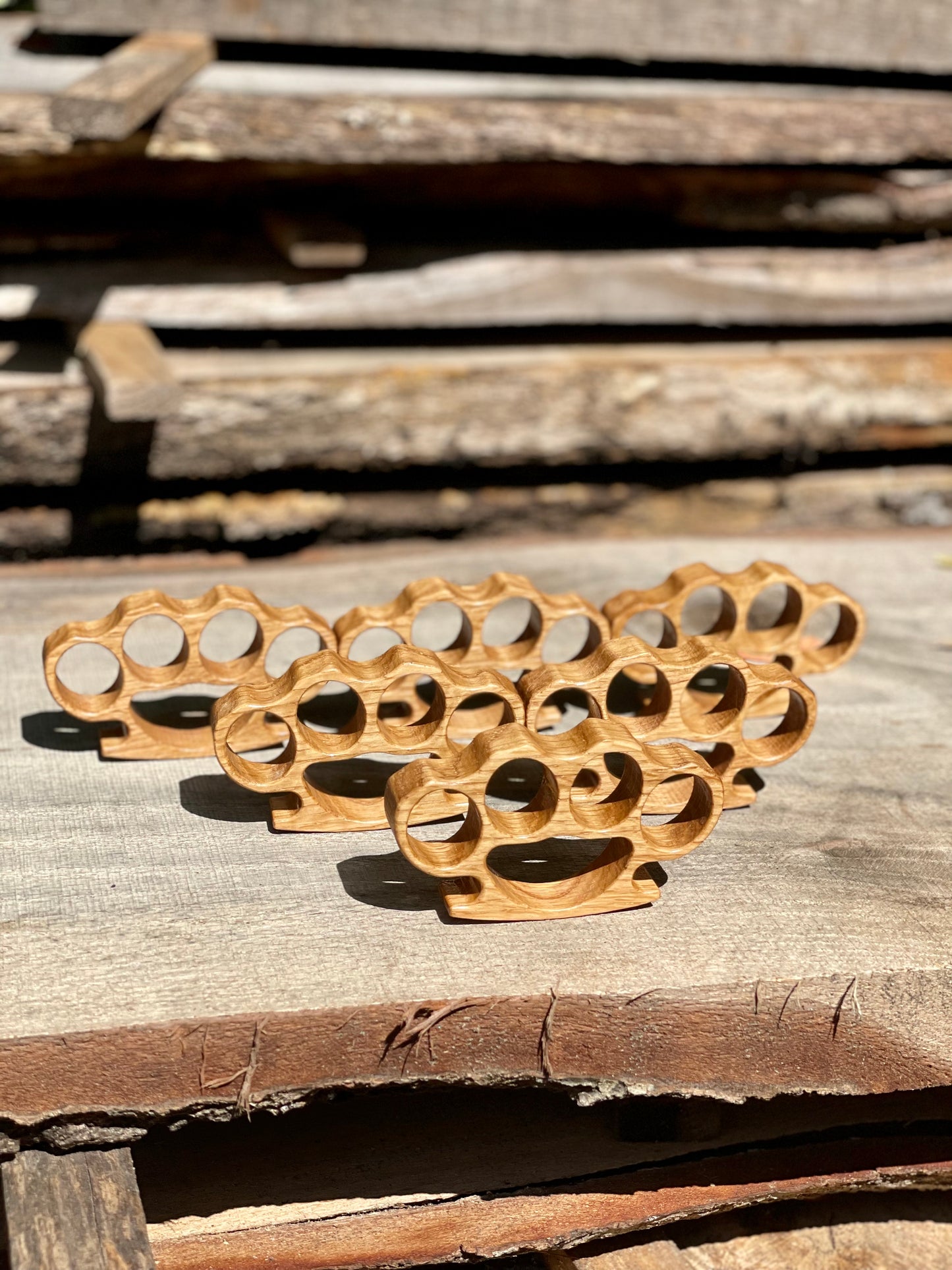 Knuckle Paperweight - chestnut oak