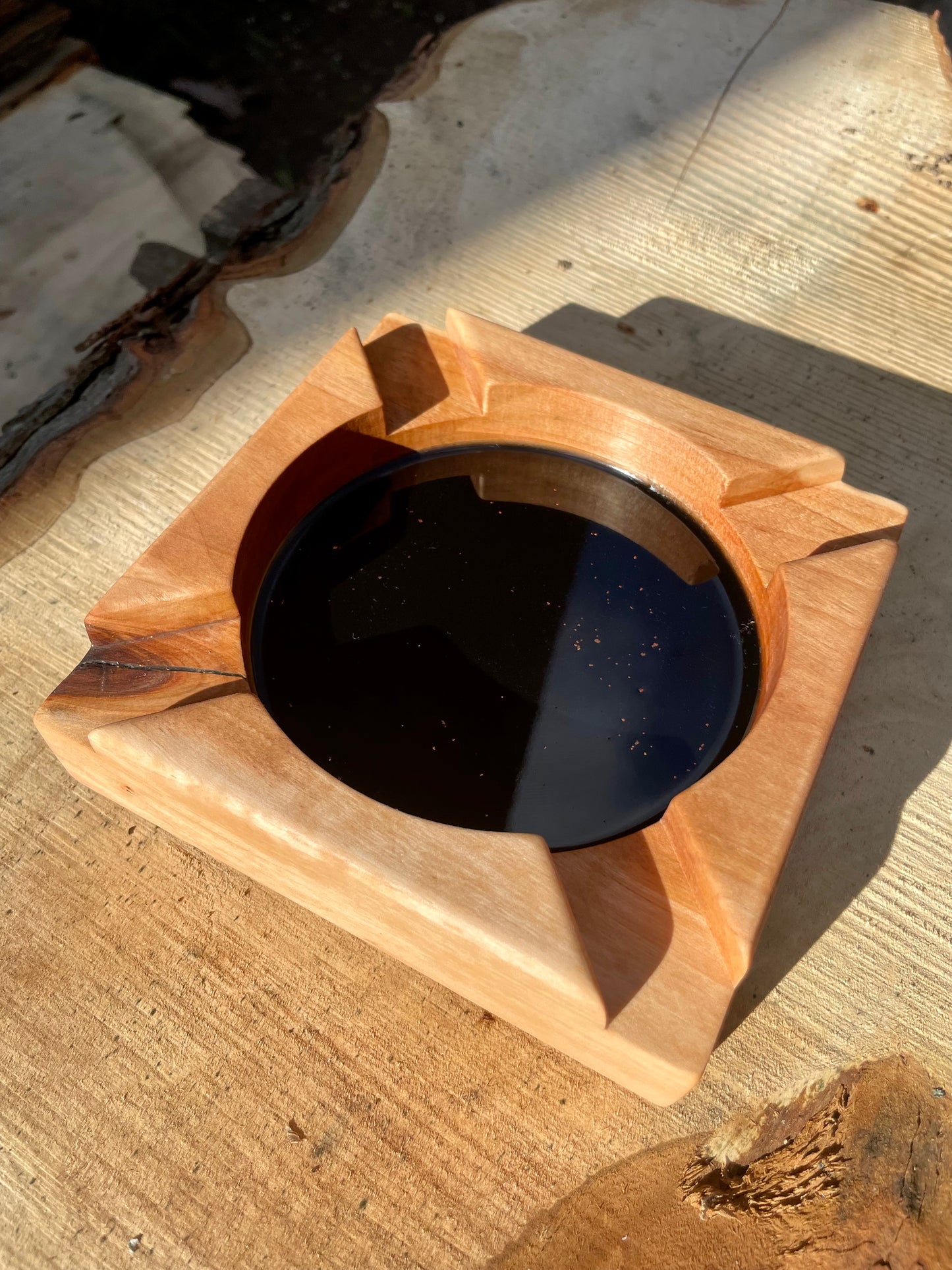Cigar tray- beech